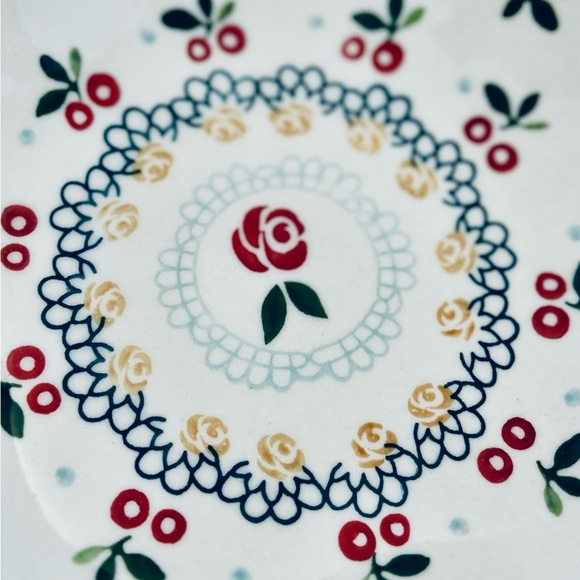 Potters Studio Floral Serving Bowl Hand Painted By Coastline Imports 8” Set Of 2 - Picture 4 of 5